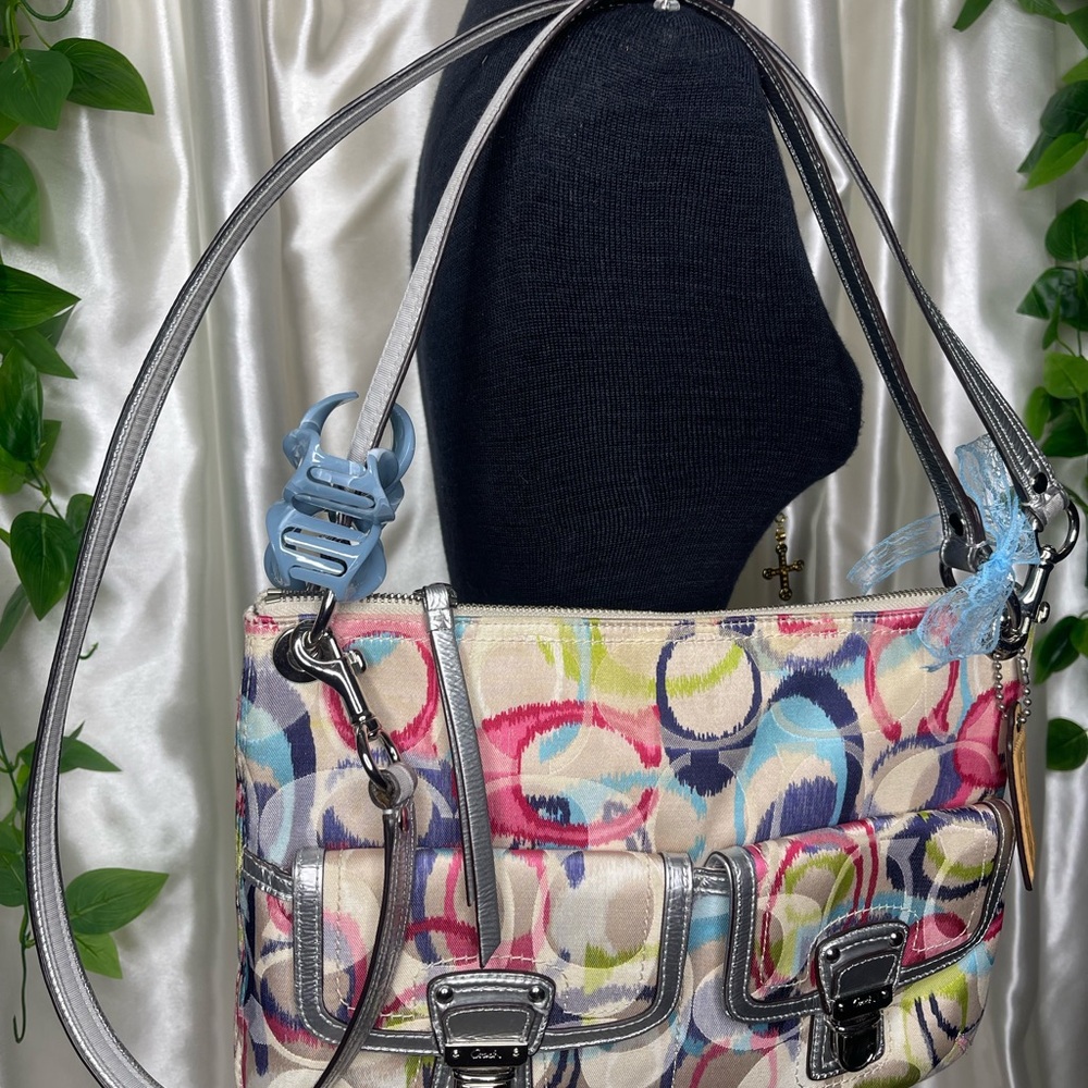 Coach Multicolor Circle Pattern Shoulder Bag - image 6